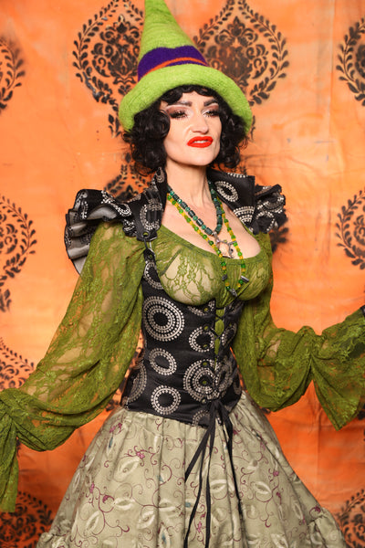 Petite Vixen Corset w/Ruffles "Running in Circles" -Day 8 of 13 Days of Halloween2025