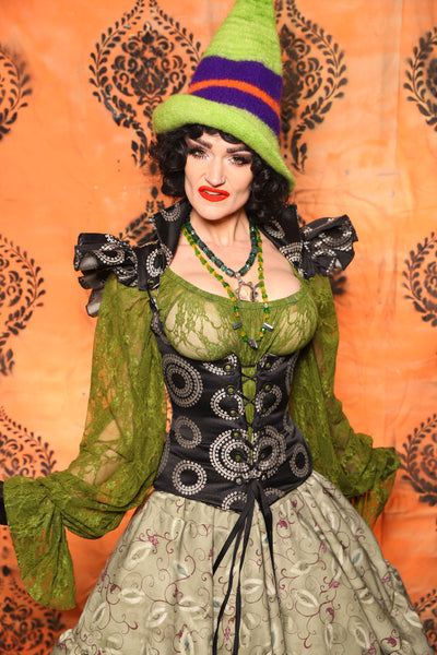 Petite Vixen Corset w/Ruffles "Running in Circles" -Day 8 of 13 Days of Halloween2025