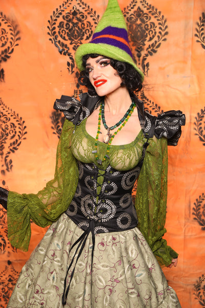 Petite Vixen Corset w/Ruffles "Running in Circles" -Day 8 of 13 Days of Halloween2025