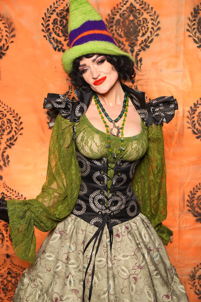 Petite Vixen Corset w/Ruffles "Running in Circles" -Day 8 of 13 Days of Halloween2025