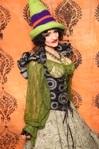 Petite Vixen Corset w/Ruffles "Running in Circles" -Day 8 of 13 Days of Halloween2025