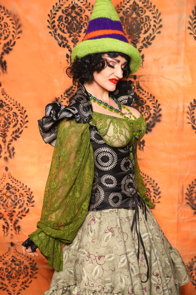 Petite Vixen Corset w/Ruffles "Running in Circles" -Day 8 of 13 Days of Halloween2025
