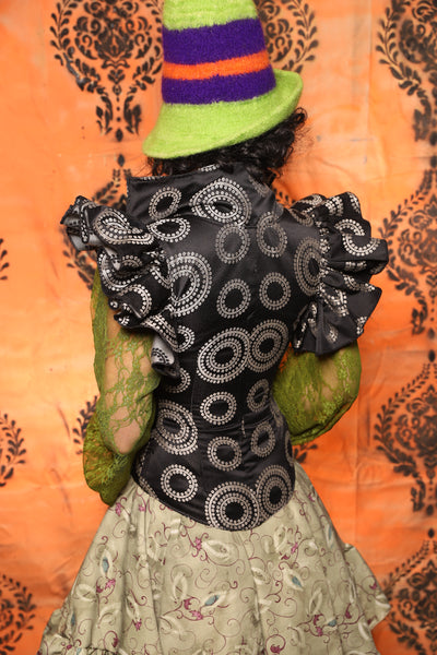 Petite Vixen Corset w/Ruffles "Running in Circles" -Day 8 of 13 Days of Halloween2025