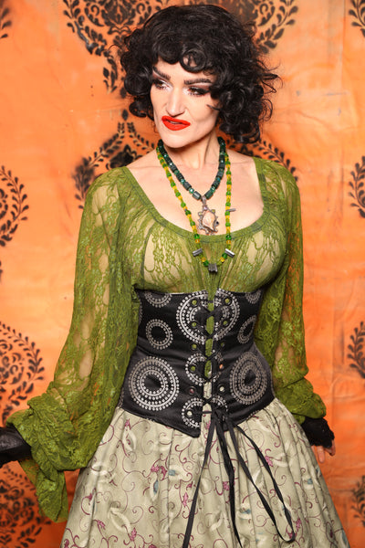 Petite Wench Corset in "Running in Circles" - Day 8 of 13 Days of Halloween 2025