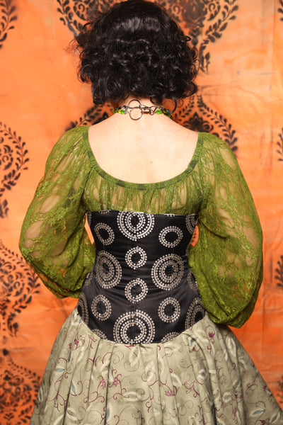 Petite Wench Corset in "Running in Circles" - Day 8 of 13 Days of Halloween 2025
