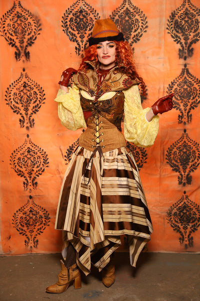 Fairy Skirt in Chestnut Ledger Cotton - Day 9 of 13 Days of Halloween 2025