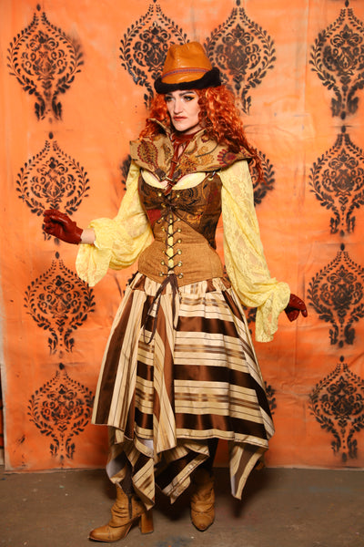 Fairy Skirt in Chestnut Ledger Cotton - Day 9 of 13 Days of Halloween 2025