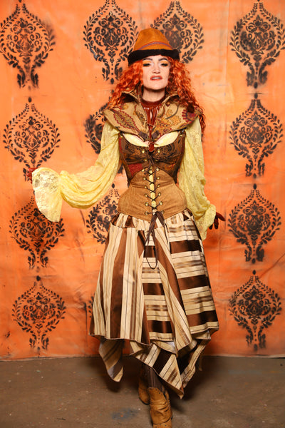 Fairy Skirt in Chestnut Ledger Cotton - Day 9 of 13 Days of Halloween 2025