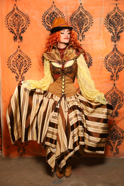 Fairy Skirt in Chestnut Ledger Cotton - Day 9 of 13 Days of Halloween 2025
