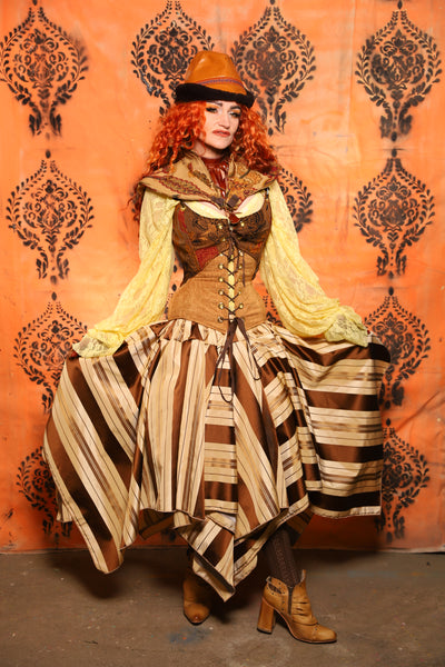 Fairy Skirt in Chestnut Ledger Cotton - Day 9 of 13 Days of Halloween 2025
