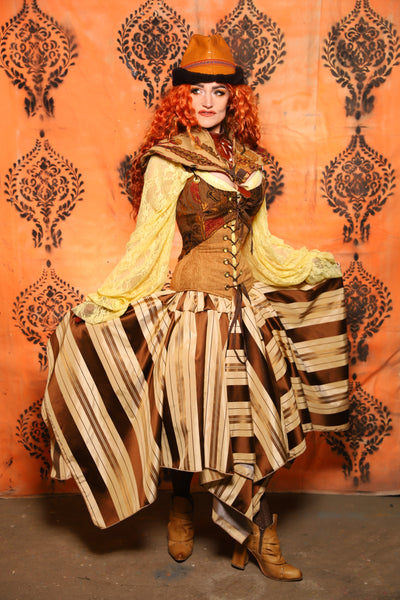 Fairy Skirt in Chestnut Ledger Cotton - Day 9 of 13 Days of Halloween 2025