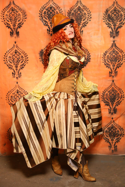 Fairy Skirt in Chestnut Ledger Cotton - Day 9 of 13 Days of Halloween 2025