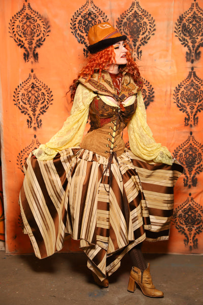 Fairy Skirt in Chestnut Ledger Cotton - Day 9 of 13 Days of Halloween 2025
