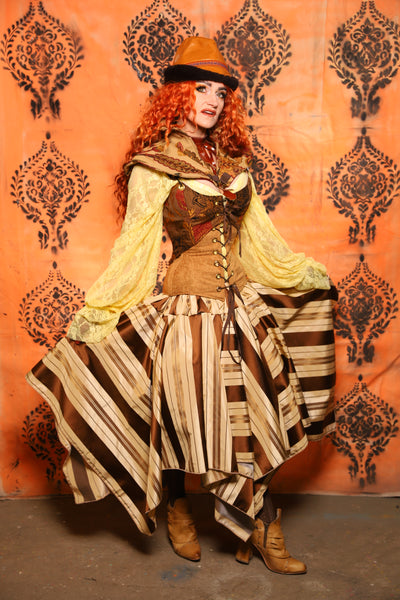 Fairy Skirt in Chestnut Ledger Cotton - Day 9 of 13 Days of Halloween 2025