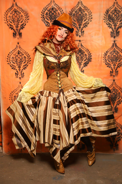Fairy Skirt in Chestnut Ledger Cotton - Day 9 of 13 Days of Halloween 2025