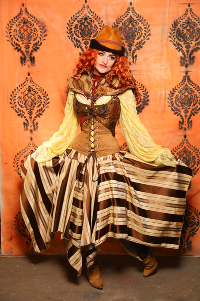 Fairy Skirt in Chestnut Ledger Cotton - Day 9 of 13 Days of Halloween 2025