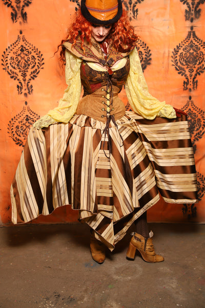 Fairy Skirt in Chestnut Ledger Cotton - Day 9 of 13 Days of Halloween 2025
