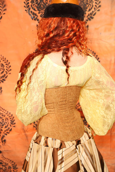 Petite Wench Corset in Caramel Sauce - Day 9 of 13 Days of Halloween 2025