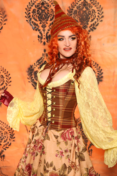 Maiden Bodice in Fall Plaid - Day 9 of 13 Days of Halloween 2025