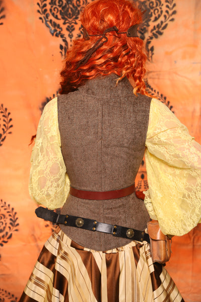Petite Vixen Corset in Walnut Hearth - Day 9 of 13 Days of Halloween 2025