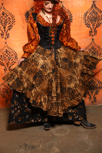 Crescent Skirt w/Ruffles in Wild Week - Day 11 of 13 Days of Halloween 2025