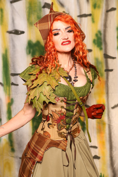 Maiden Bodice in Squash Floral - Harvest & Hayrides Collection