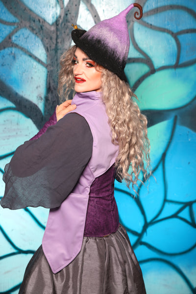 Holster Vest in Solid Lilac Velvet - The "Pumpkins, Screams & Corset Dreams" Collection