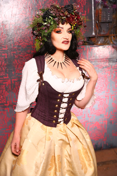 Maiden Bodice in Mother Earth- "Ring Around the Roses" Collection