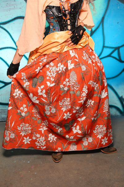 Tulip Skirt in October Apothecary - The "Pumpkins, Screams & Corset Dreams" Collection