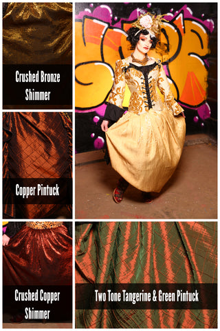 Tulip Skirt in 4 Different Fabric Options-"The Golden Opportunity" Collection -