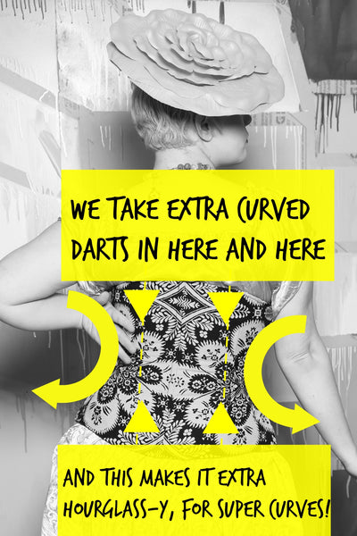 Extra Hourglass Darts (NOT full alteration)