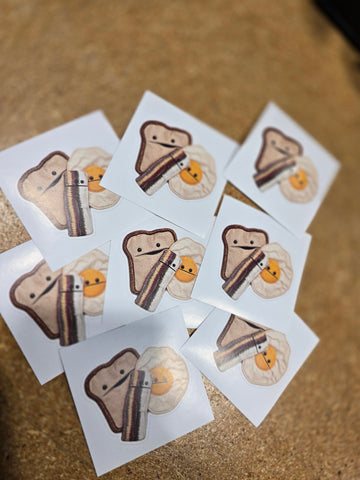 Breakfast Club Stickers -Wakey Wakey, Eggs & Bakey Collection