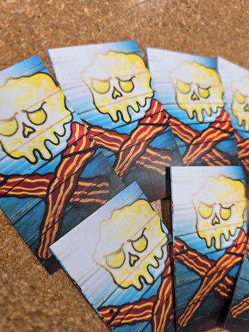 Todd's Graffiti Art Sticker -Breakfast is SERVED -Wakey Wakey, Eggs & Bakey Collection