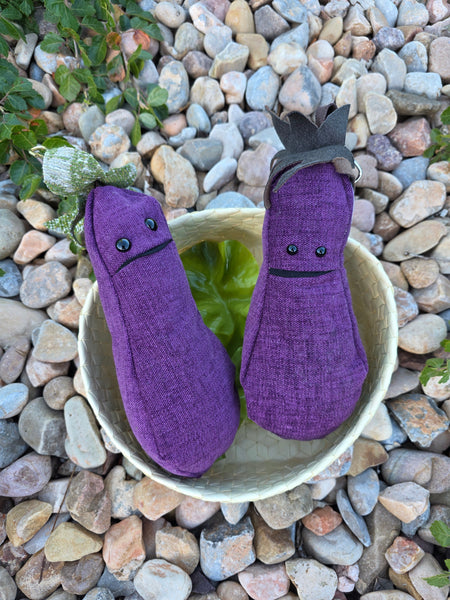 42. Eggplant Clip-on Friend - The Hoedown Throwdown Collection