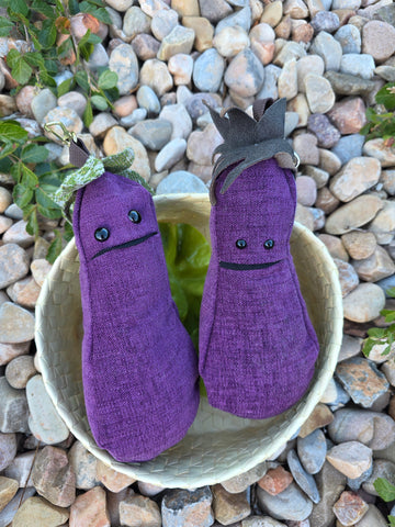 42. Eggplant Clip-on Friend - The Hoedown Throwdown Collection