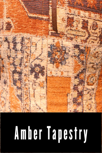 20. Marie Overbust Corset in Amber Tapestry - The Magic Carpet Ride Collection