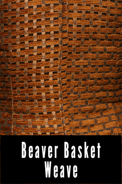 33. Sgt Pepper Vest in Beaver Basket Weave - The Minerally Mine Collection