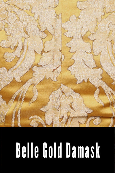 Artemis Underbust Corset w/Split Tails in Belle Gold Damask- FriYAY Restock