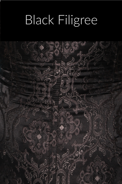 49. Crooked Witch Hat in Black Filigree - The Sapphire Séance Collection