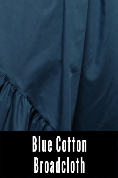 Flutterfall Trousers in Blue Cotton Broadcloth- FriYAY Restock!