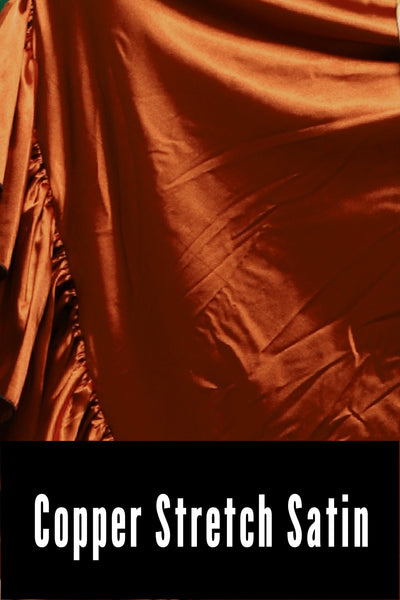 Flutterfall Trousers in Copper Stretch Satin- FriYAY Restock!