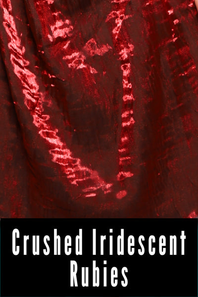 01. Breeze Blouse in Crushed Iridescent Rubies - The Magic Carpet Ride Collection