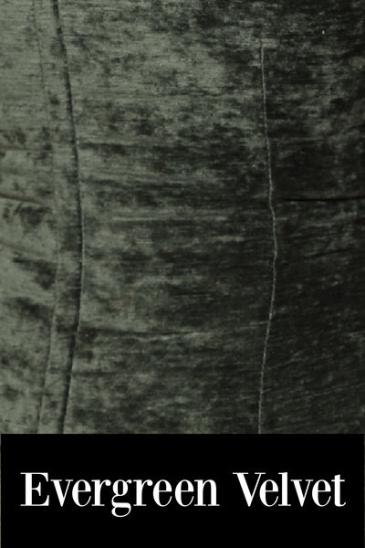 38. Wench Corset in Evergreen Velvet -  The Fall Fabulosity! Collection