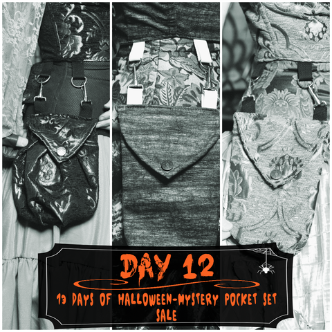 Mystery Set of Pockets Sale - Day 12 of 13 Days of Halloween 2025