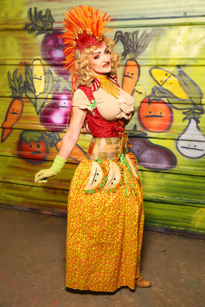 Tulip Skirt in Red Hot Chili Peppers Cotton- "Taco Monday! Celebrating 22 Years of Damsel"