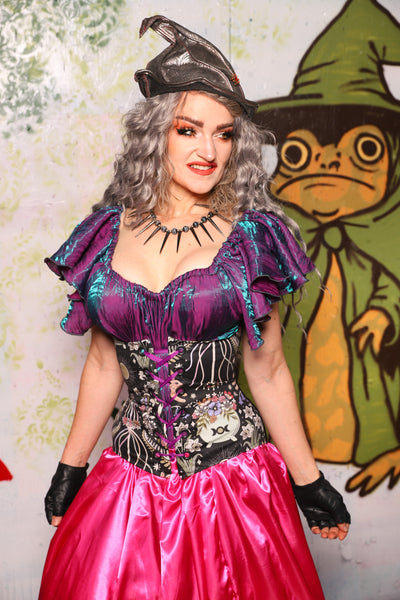 *FREE SKIRT INCLUDED! *Petite Wench in Pitch Black Medallion w/Enchanted Oracle Panels *FREE SKIRT* - Spooky Saturday Part 2