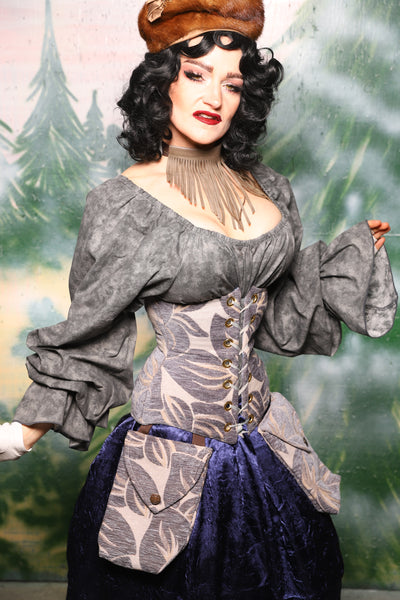 Wench Corset in Whispering Canopy - Day 1 of 12 Days of Christmas