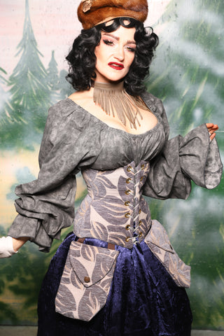 Wench Corset in Whispering Canopy - Day 1 of 12 Days of Christmas