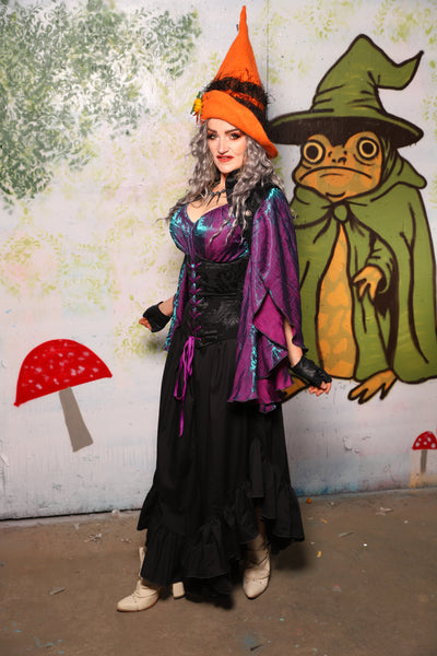 Flutterfall Trousers in Black Cotton Broadcloth - Spooky Saturday Part 2