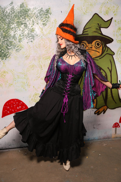 Flutterfall Trousers in Black Cotton Broadcloth - Spooky Saturday Part 2